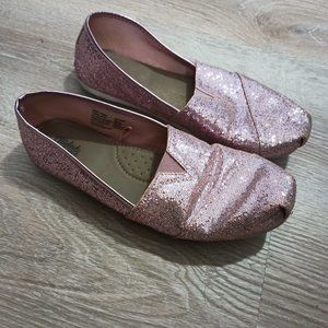 Pink sparkle flat